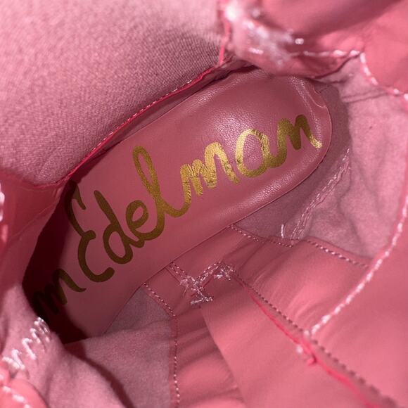 NEW Sam Edelman Girl’s Laguna Chelsea Boots Pink Size 3 - Picture 6 of 10